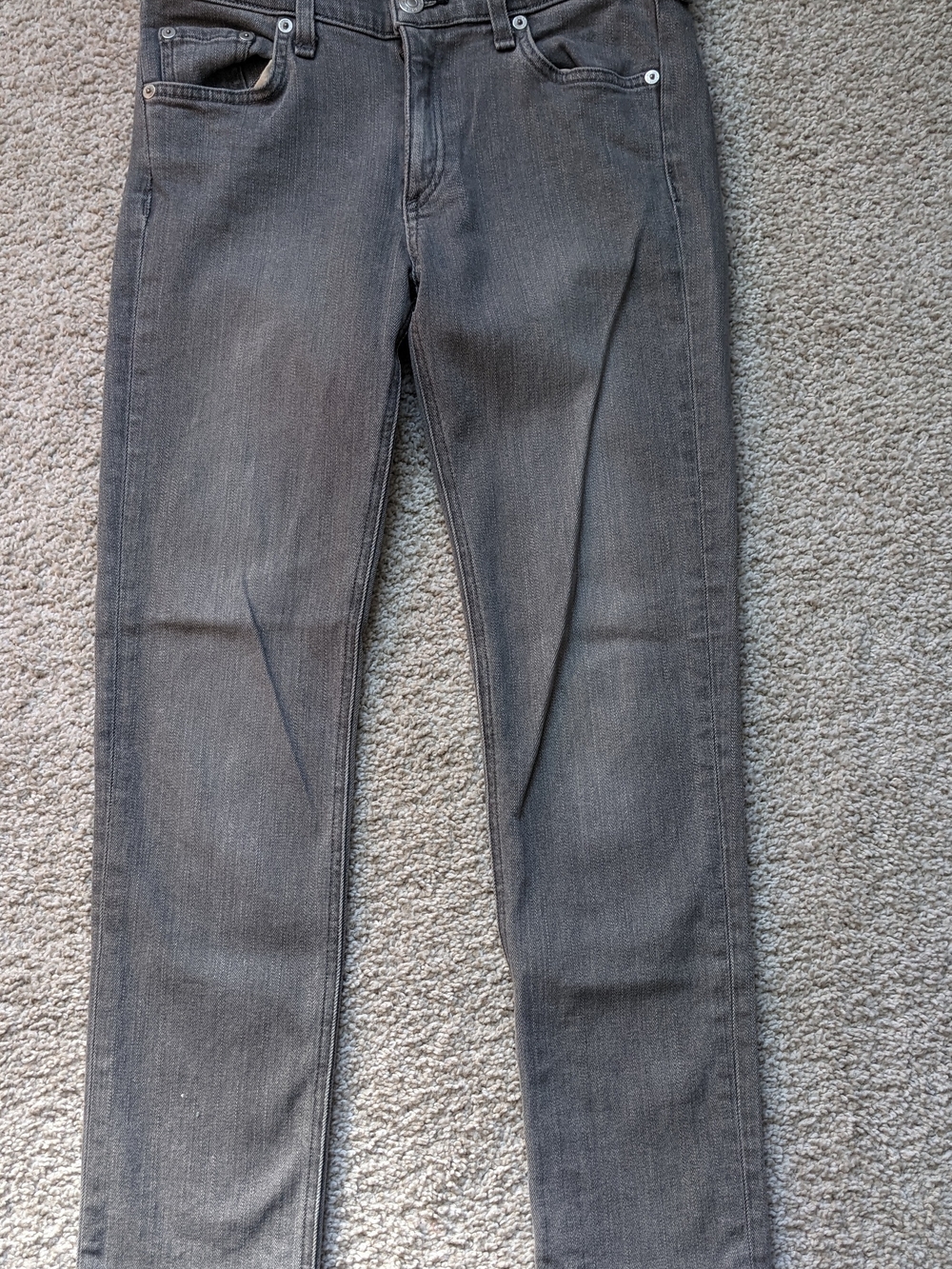 Rag And Bones Women Slim Jeans in Washed Black Causal